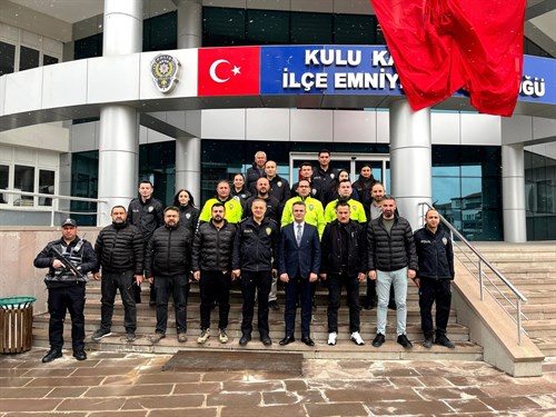 KAYMAKAMIMIZ SAYIN ÖMER FARUK CANPOLAT'TAN EMNİYET MÜDÜRLÜĞÜNE ANLAMLI ZİYARET